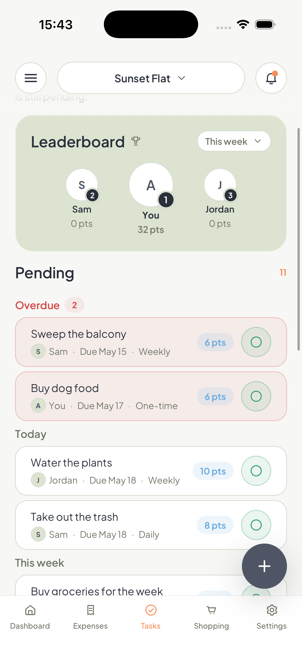 Homio tasks
